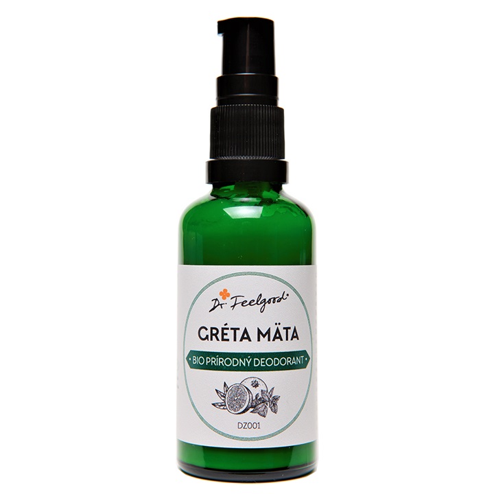 Dr. Feelgood Přírodní deodorant Máta a pomeranč GRÉTA MÁTA BIO 50ml