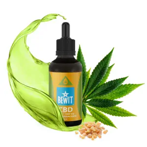 Bewit CBD Pure 1500mg Konopný olej s kadidlem 50ml