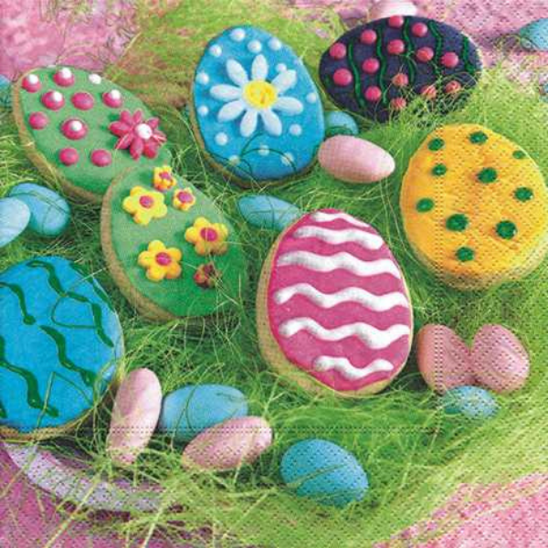 Papírové ubrousky Easter cookies