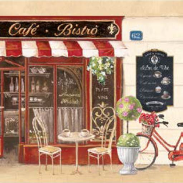 Papírové ubrousky Bistrot
