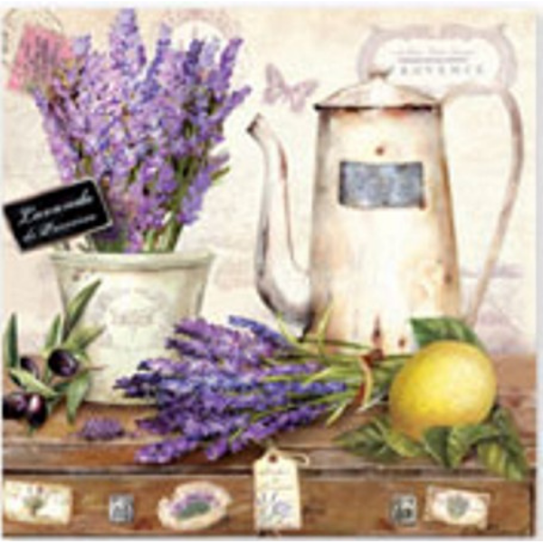 Papírové ubrousky Lavande de Provence 20ks