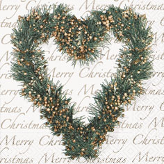 Papírové ubrousky Green heart 20ks