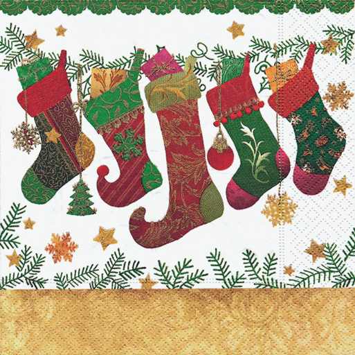 Papírové ubrousky Different stocking 20ks