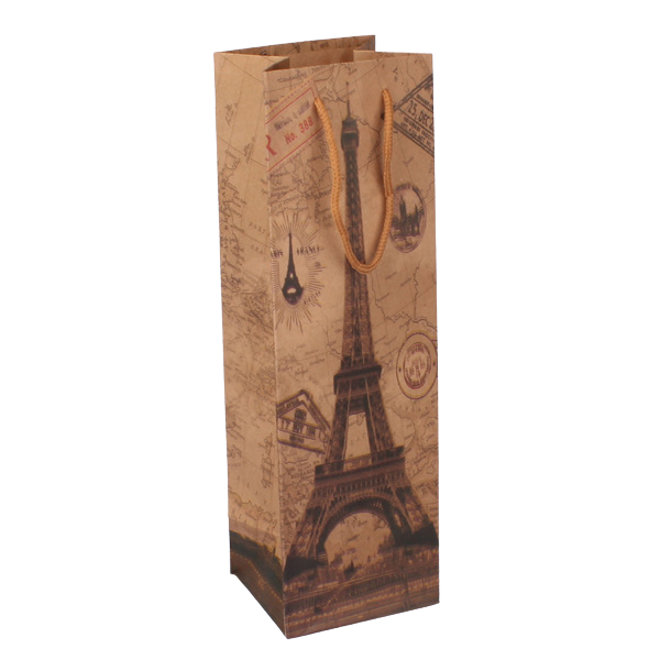 Dárková papírová taška na láhev