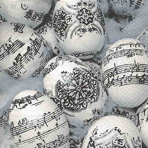 Papírové ubrousky Musical eggs