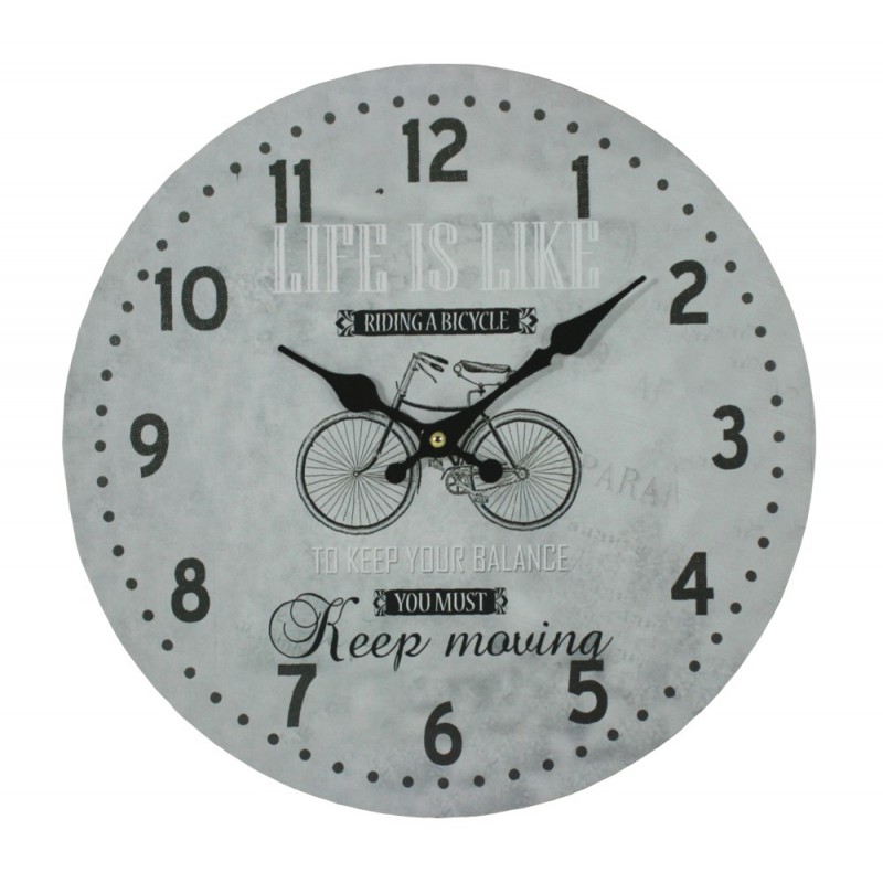 Nástěnné hodiny Life is Like Ø34cm