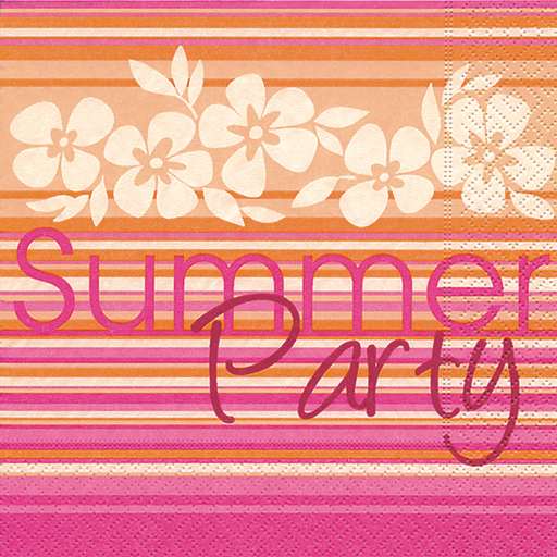 Papírové ubrousky Summer Party