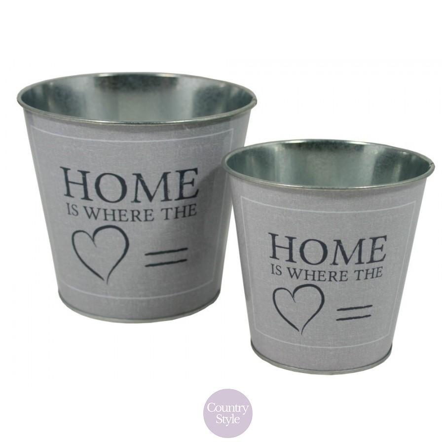 Kovový obal na květiny Home