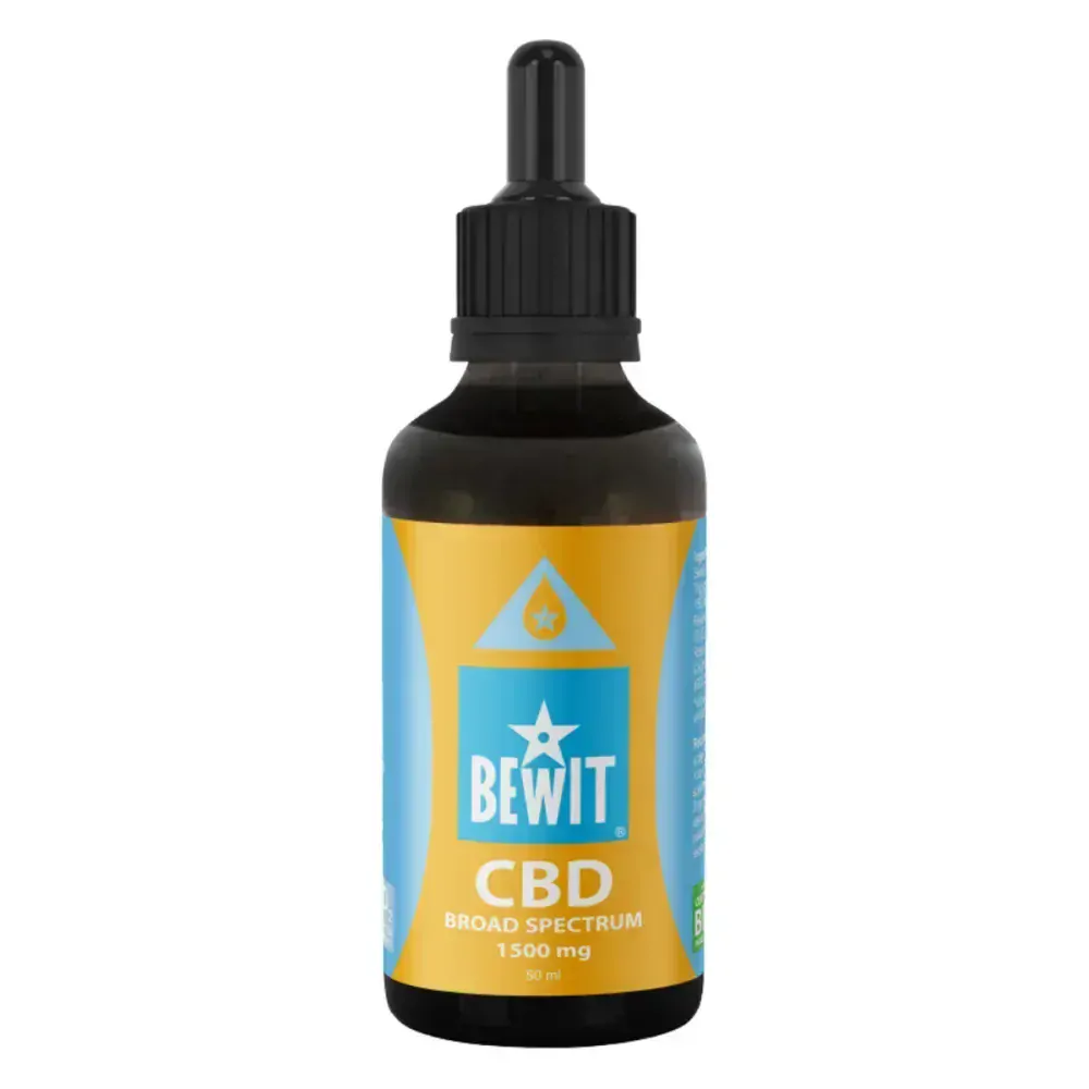 Bewit CBD Broad Spectrum 1500mg Konopný olej 50ml