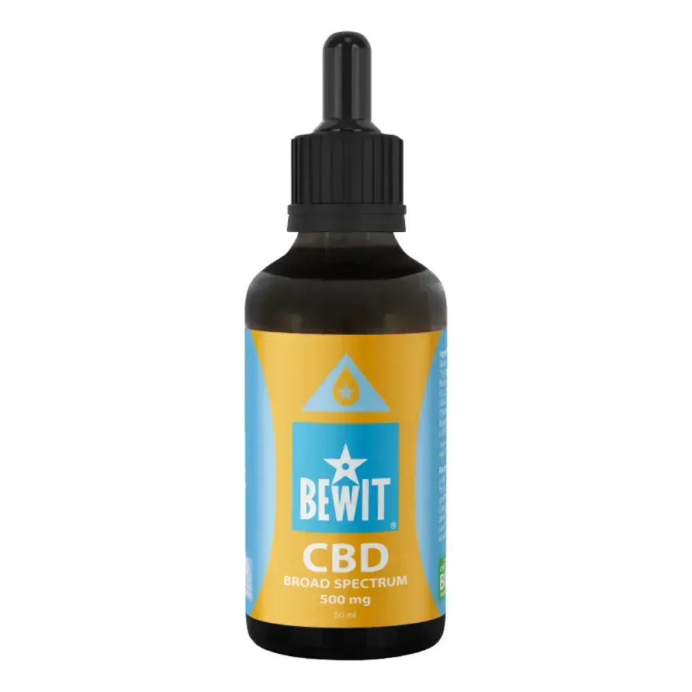 Bewit CBD Broad Spectrum 500mg Konopný olej 50ml
